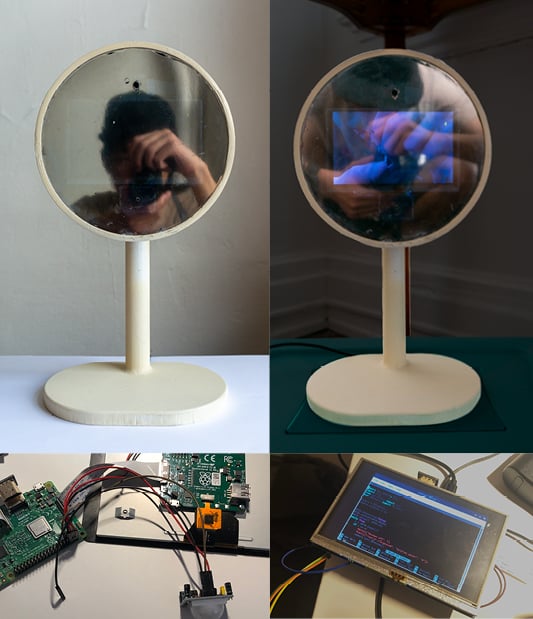 Smart Makeup Mirror Prototype