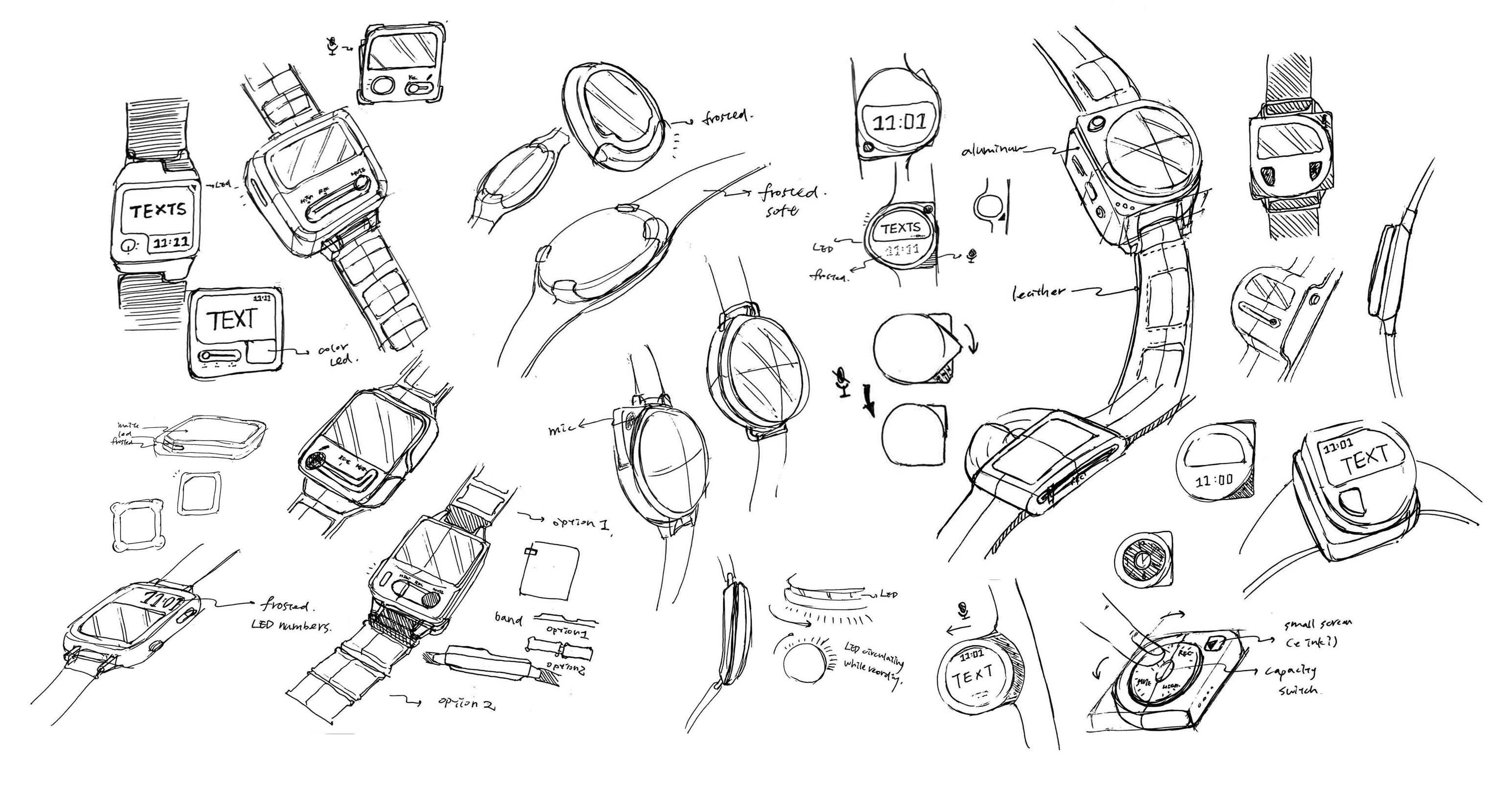 Kairos watch concept process